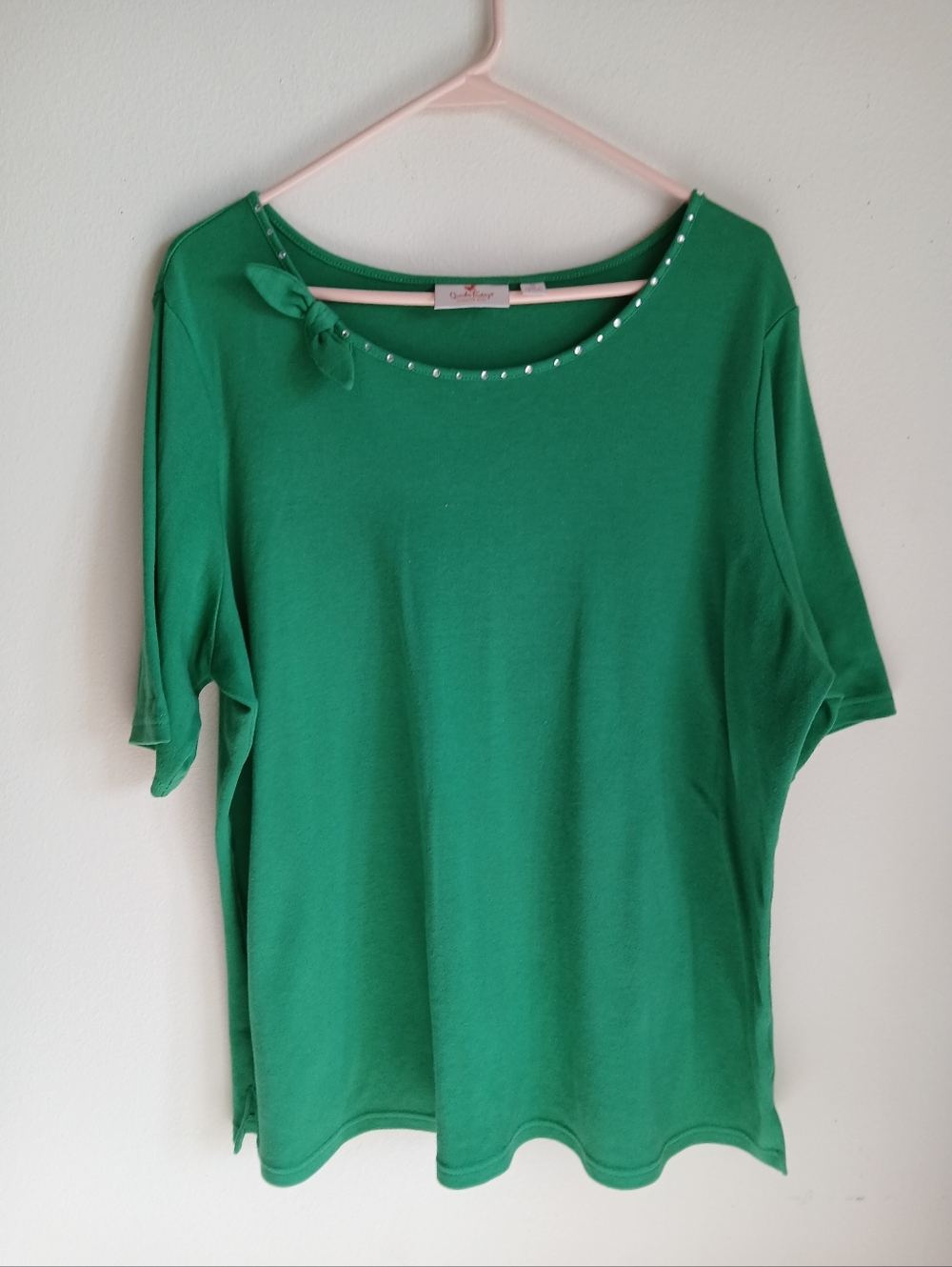 Quacker Factory Green Top 1X